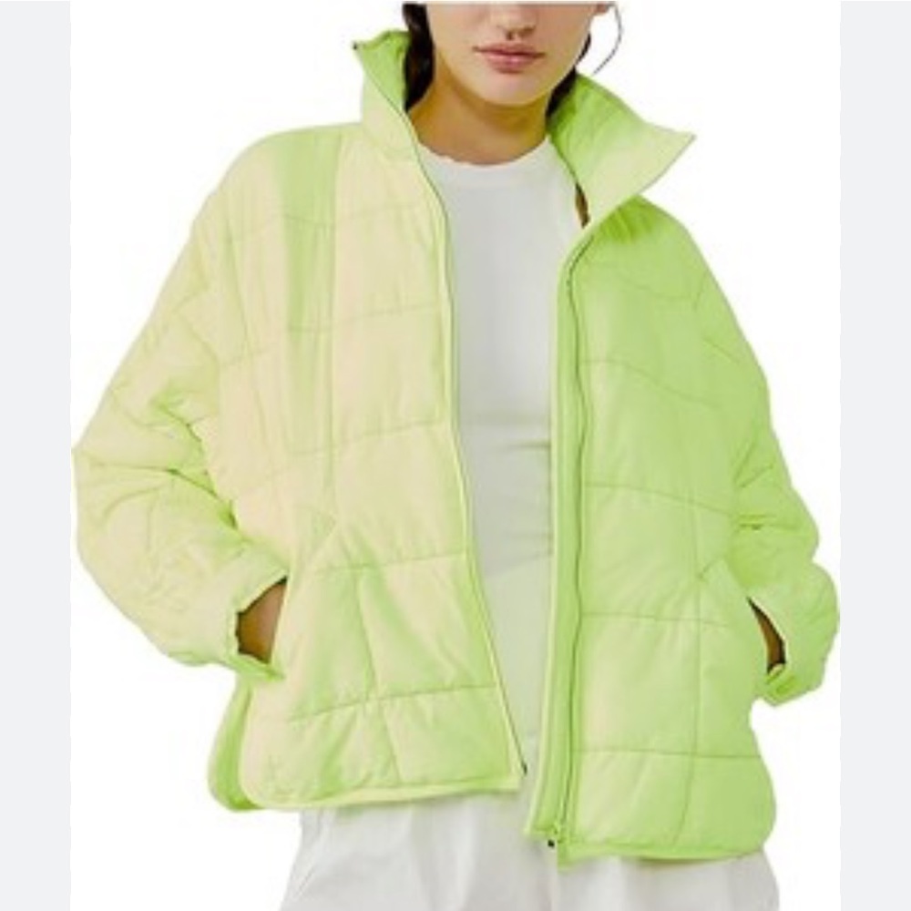 Free people pippa packable jacket, color highlighter - Picture 2 of 2